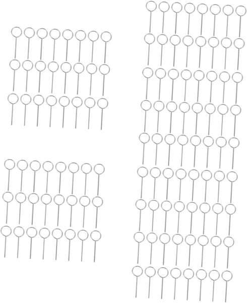 jojofuny 500pcs Sim Card Tray Remover Tool Eject Pin for Smartphones Convenient