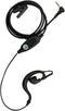 G Shape Ear Piece PTT Mic Earpiece for Motorola Talkabout Walkie Talkie T260tp (Black, Wired)