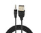KKPOERT 3.5mm USB Cable, Male AUX Audio Jack to USB Public Charging Adapter,