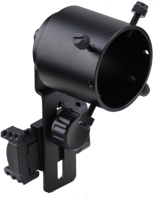 Smartphone Spotting Scope Camera Adapter Mount, Fits 1.25" to 2" Spotting Scope Eyepieces for Photography