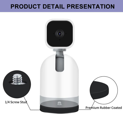 Magnet Camera Mount Compatible with Blink Mini Pan Tilt Camera, Magnetic Base Stand with 1/4 inch Thread