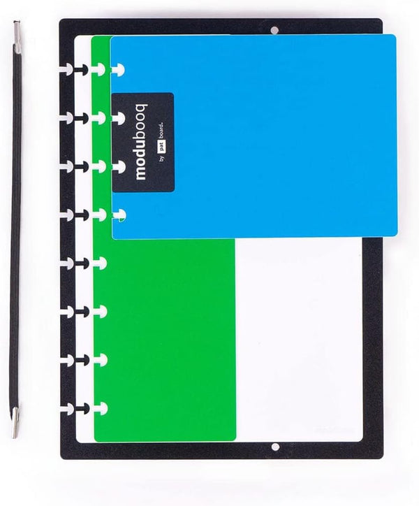 Modubooq Modular Front and Back Cover - Reusable Smart Notebook A5 for Discbound Notebooks