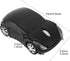 Yoidesu Wireless Mouse, 2.4G High-Precision Optical Mouse with Receiver Compartment, Mini Bluetooth Mouse (Black)
