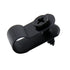 Antrader Nylon Plastic R-Type Black Cable Clamps, 200Pcs Nylon Screw Mounting Fastener Clips with 200pcs Screws for 1/4