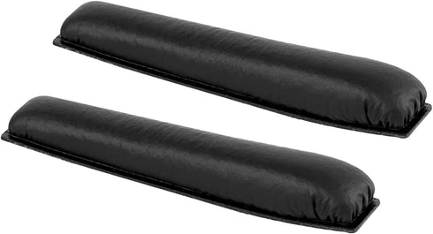 Geekria Protein Leather Headband Pad Compatible with Jabra, Plantronics, Sennheiser, VXI BlueParrott, Headphones Replacement Band, Headset Head Top Cushion Cover Repair Part (Black)