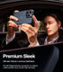 TORRAS iPhone 15 Pro Max Case, Black - Slim, Shockproof, 12FT Military Grade, Translucent Matte Anti-Scratch Cover, 6.7"