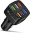 Fast Charging 6 Ports Car Phone Charger Adapter, QC3.0/3.1A Type Smart Shunt USB Charger for iPhone 14 13 12, S22 S21