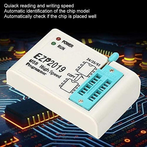 EZP2019 USB Programmer - High Speed USB EEPROM Flash Programmer for 24 25 93 BIOS with Off-line Copy