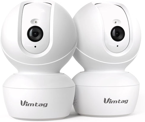 VIMTAG 4MP 5G Indoor Camera, Dog Camera with Speaker Pan 360 View, Cameras