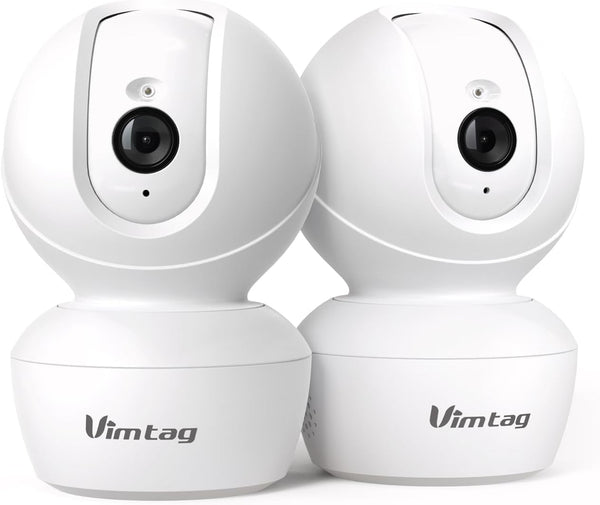 VIMTAG 4MP 5G Indoor Camera, Dog Camera with Speaker Pan 360 View, Cameras