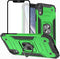 HNHYGETE iPhone XR Case with Screen Protector, Military Grade 360° Rotatable Kickstand Shockproof Protective Case