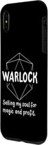 iPhone XS Max Warlock Funny Character Joke Case for Roleplaying Games RPG Gamer
