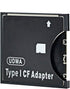 High Speed Secure Digital to CF Standard Compact Flash Type I Card Adapter Compatible with Digital Cameras
