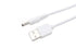 FitTurn 5V DC Power Cord USB to DC 3.5mm x 1.35mm Barrel Jack Adapter Connector Charging Cable Plug (White)