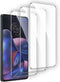 Motorola Edge 2022 Tempered Glass Screen Protector 3 Pack - Ultra HD, 9H Hardness, Touch Sensitive, Case Friendly.