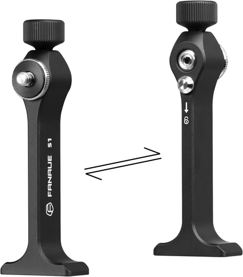 Fanaue Binocular Tripod Adapter, 1/4 Inch Threading Mount Aluminium for Binoculars