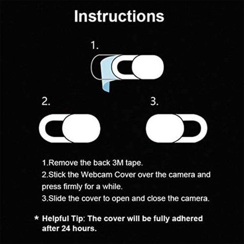 Much Hotter (6 Pack), 0.03 inch Webcam Cover Ultra Thin Laptop Camera Cover Slide for iPhone iPad MacBook Pro Computer
