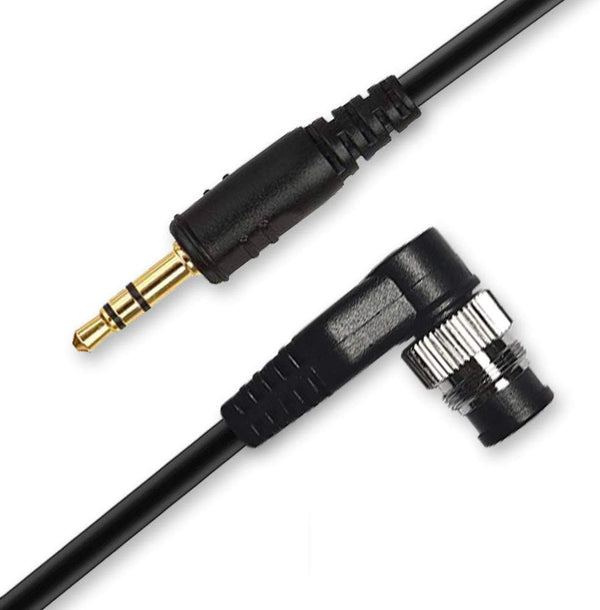 Pixel 3.5mm DC0 Cable Release Wire Remote Shutter Release for Nikon D800