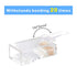 VCE 50-Pack RJ45 Cat6 Pass Through Connectors, Gold Plated Cat 6/Cat 5e RJ45 Ends for Solid or Stranded UTP Network