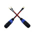 Banana Plugs to Speakon Speaker Adapter Cable 12awg 6in/2 Pack