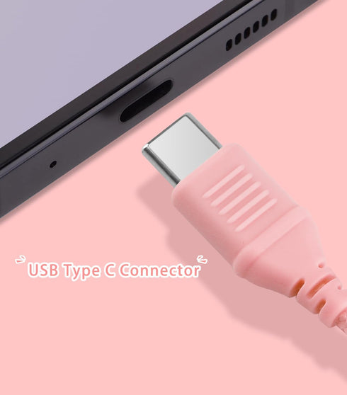 85/94dB, Bywulanda Kids Headphones with LED Lights for School, Upgrade USB Type C Kid Headphone with Microphone, Volume