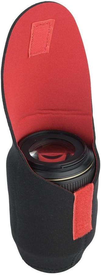 5 Pcs Padded Shockproof Lens Protective Case Pouch Bag Set for DSLR Camera Lens, Includes Small, Medium, Large, XL, XXL