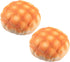 10pcs Yardwe Lifelike Pu Pineapple Bread for Bakery Display Kitchen Decor Photography Props Soft and Safe Artificial