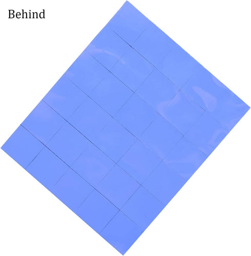 SIXQJZML 30Pcs 15x15x1mm Soft Silicone Thermal Conductive Pads, Heatsink IC Chipset Northbridge for CPU GPU Heatsink