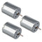 Fielect 5Pcs 7.2V DC Motor 13500RPM 0.38A Micro Motor Round Shaft Electric
