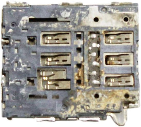 GinTai SIM Card Holder Tray Reader Motherboard Replacement for Galaxy S6 Edge G925,