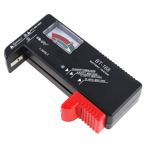 Mini Universal Battery Tester, Small Battery Check for AAA AA C D 9V 1.5V Button Cell