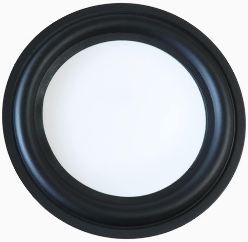 Rubber Ring 2PCS 6.5 Inch Black Speaker Foam Edge Surround Rings Repair Kit for DIY Speaker Repair