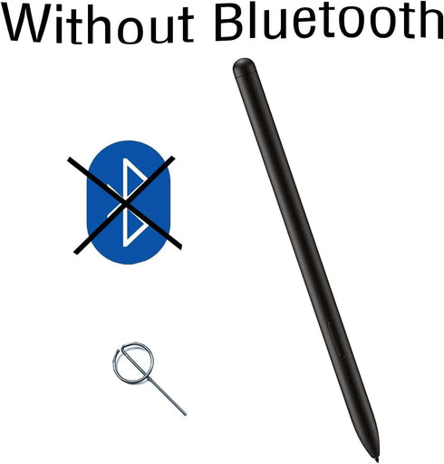 Galaxy Tab S9 Ultra S Pen Replacement for Samsung Galaxy Tab S9 Plus Stylus Pen Replacement Without Bluetooth + Replacement Tips/Nibs + Eject Pin (Black)