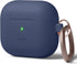elago Silicone Case for AirPods 3rd Generation, Carabiner Included, Supports Wireless Charging, Shock Resistant (Jean