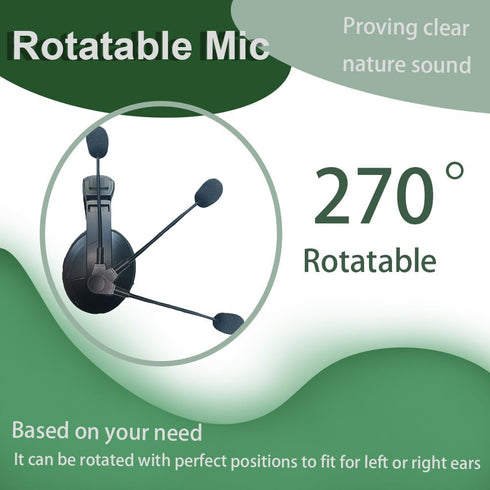 SHIQUN Two Way Radio T465 Overhead Headsets with Boom Mic, Noise Cancelling Adjustable for Gym VOX-PTT On-Ear