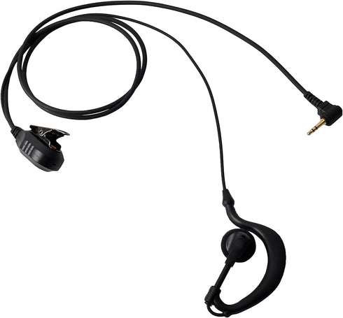 HYS Radio Earpiece Soft Rubber G Shape Earhook Tactical Headset (Pack of 2) for Motorola Walkie Talkie T200TP T260 T100
