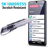 Nakedcellphone 2x Tempered Glass for Jitterbug Smart4 / TCL 40XL, 9H Hard Clear Screen Protector Guard