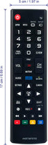 New AKB73975702 Remote for LG LCD LED HDTV Smart 3D TV - Fits Multiple Models Including 42LA6200, 55EA9700
