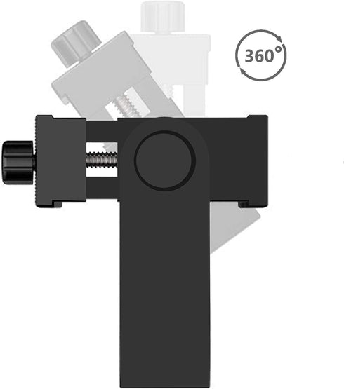Alphx Universal Smartphone Tripod Cell Phone Holder Mount Adapter Set, Fits All Phones, Includes Mini Tripod