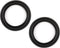 Fielect 6.5 Inch Speaker Rubber Edge Surround Rings, 2pcs Replacement Parts for Speaker Repair or DIY