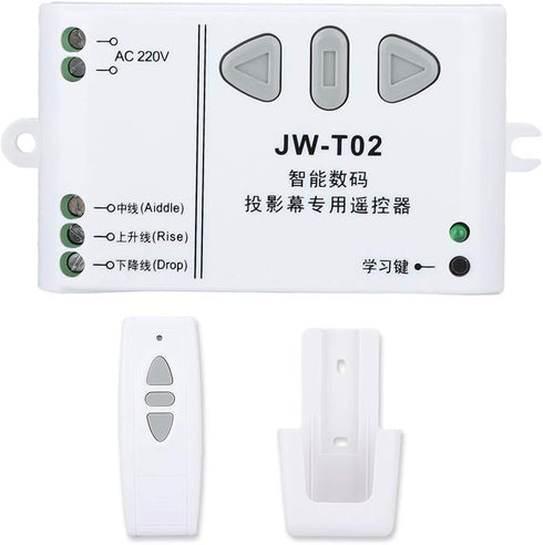 Mugast Control(433Mhz) Projector Screen Projection Screen Up Down Reversing Controller with Remote