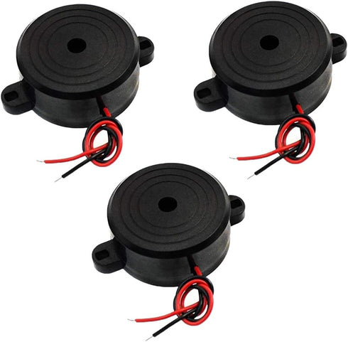 Yohii Electronic Buzzer Alarm Beep Buzzer DC 9-15V 85dB Sound (3pcs)
