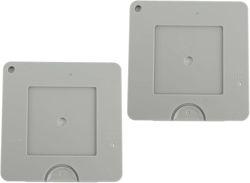 2PCS View Finder with Sliding Mechanism & Color Isolation for Artists, Adjustable Framing Tool for Painting, Drawing