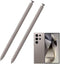 2 Pack Galaxy S24 Ultra S Pen Replacement for Samsung Galaxy S24 Ultra Stylus Pen without Bluetooth (Light Gray)