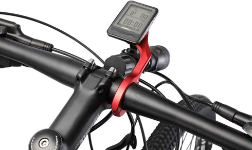 Out Front Combo Mount, Bicycle Handlebar Mount for Wahoo Elemnt, Bolt, Mini, Sport Action Camera, Black