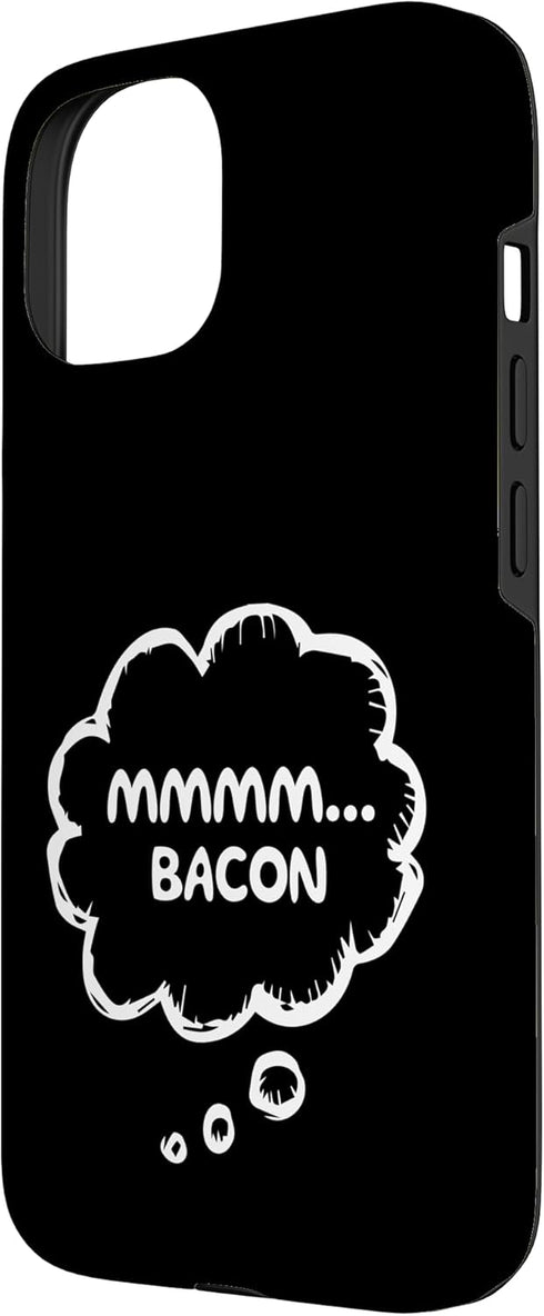 Funny Bacon Lover Food Humor Breakfast Meat Mmmm 15 Bacon Funny Food Lover Humor Crispy Grill Breakfast Case for iPhone
