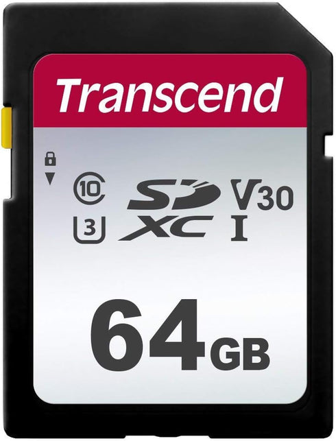 Transcend TS64GSDC300S-E 64GB SDXC Class 10 UHS-1 U1 Memory Card