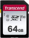 Transcend TS64GSDC300S-E 64GB SDXC Class 10 UHS-1 U1 Memory Card