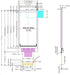 JESSINIE 1.3" 128x64 SH1107 OLED Display Screen, Vertical LCD, Driver, SPI/IIC Interface White