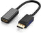 Jex Electronics Male Display Port DP to Female HDMI Adapter for Laptop, Computer PC